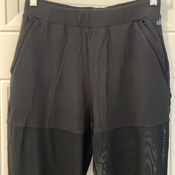 Alo Black Mesh Leggings - Picture 2 of 7